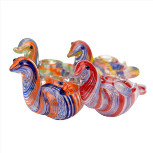 Duck Shape 5" Glass Hand Pipe - Glasss Station