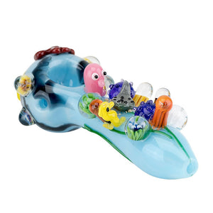 Empire Glassworks 4.75" Great Barrier Reef Spoon Pipe - Glasss Station
