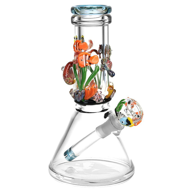 Empire Glassworks 8" Under the Sea Baby Beaker Water Pipe - Glasss Station