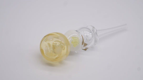 Empire Glassworks - UV Shroom Honey Straw - Glasss Station