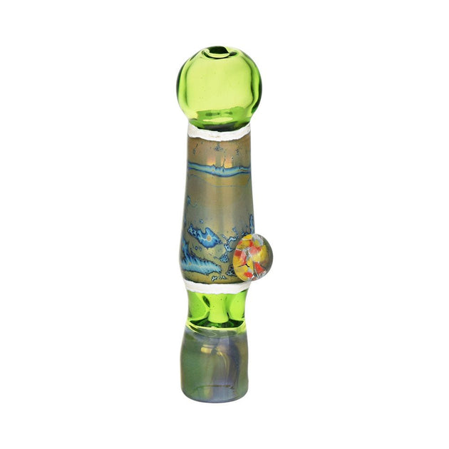 Euphoric Effect 3.75" Chillum w/ Fritted Marble - Glasss Station