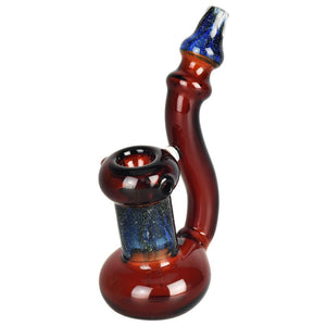 Fairy Dust Dichro 6.25" Stand Up Bubbler - Glasss Station