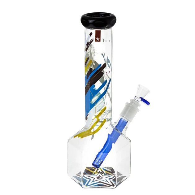 Famous Brandz Octagon Beaker Bong - Glasss Station
