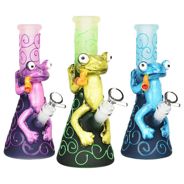 Frog King Beaker 9.75" Water Pipe - Glasss Station
