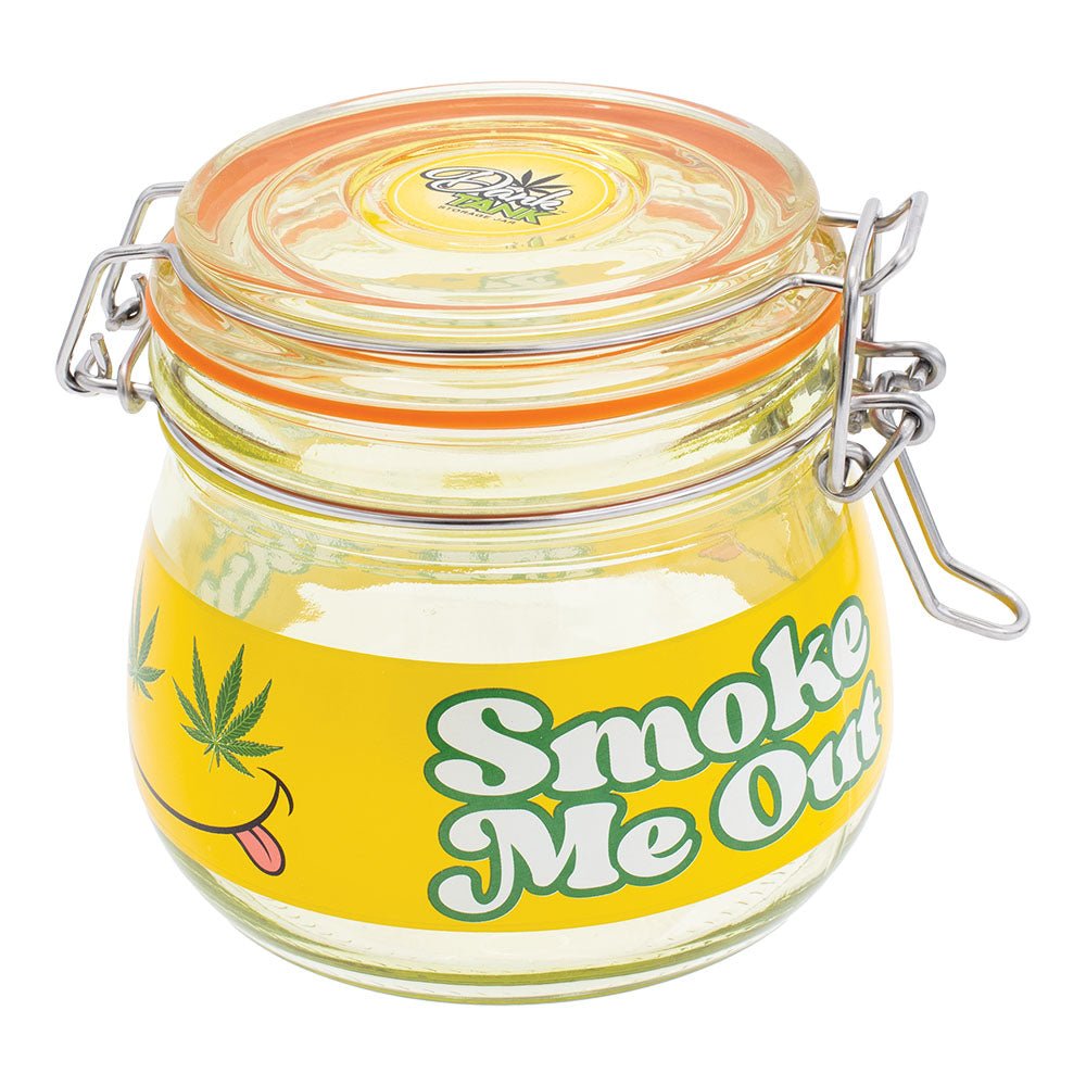 Fujima Smiley Smoke Me Out Jar - Glasss Station