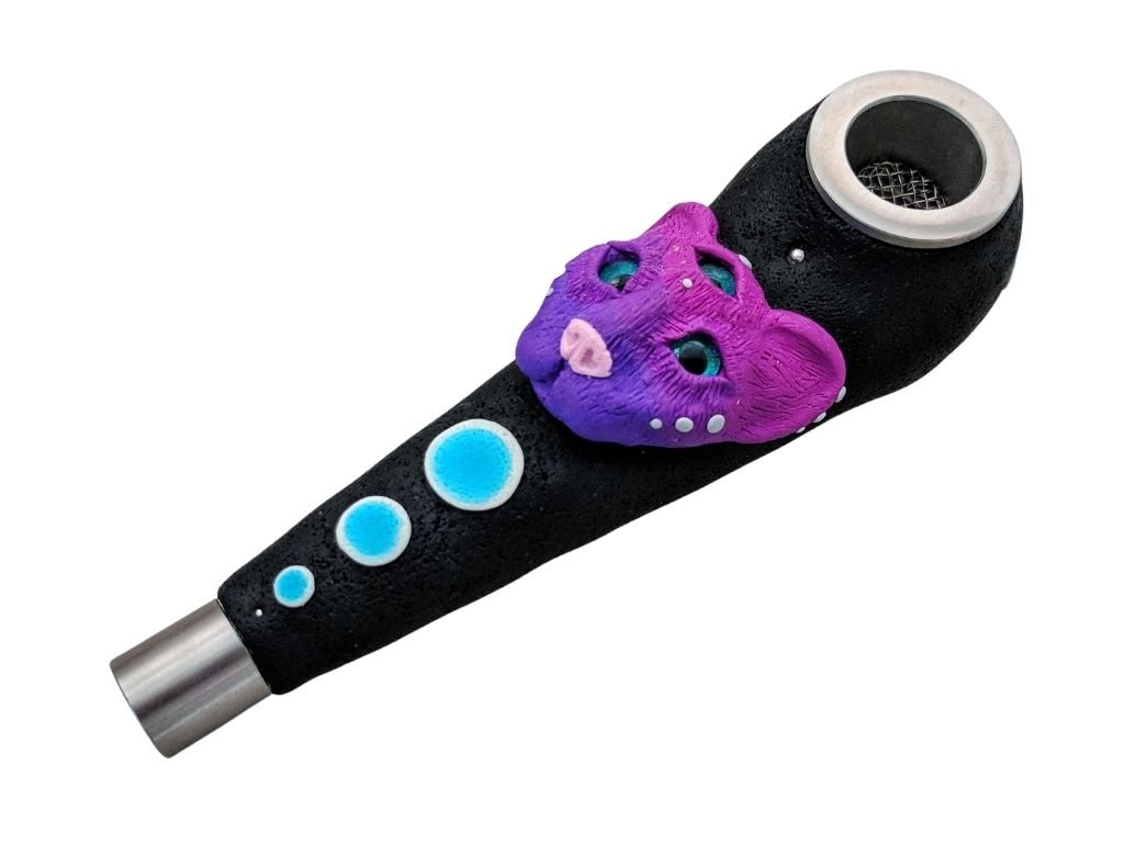 Gadzyl Third Eye Cat Smoking Pipe - Glasss Station