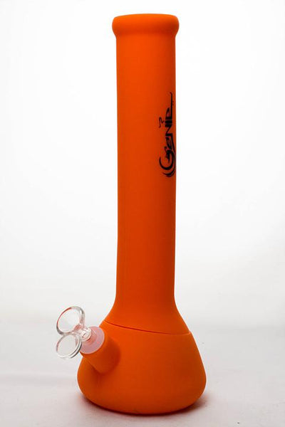 GENIE 13" Solid-Color Detachable Silicone Beaker Bong - Glasss Station