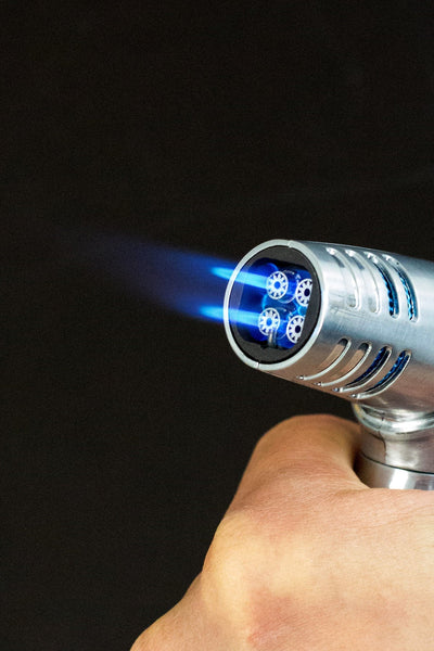 Genie Adjustable Quad Jet Flame Torch Lighter - Glasss Station