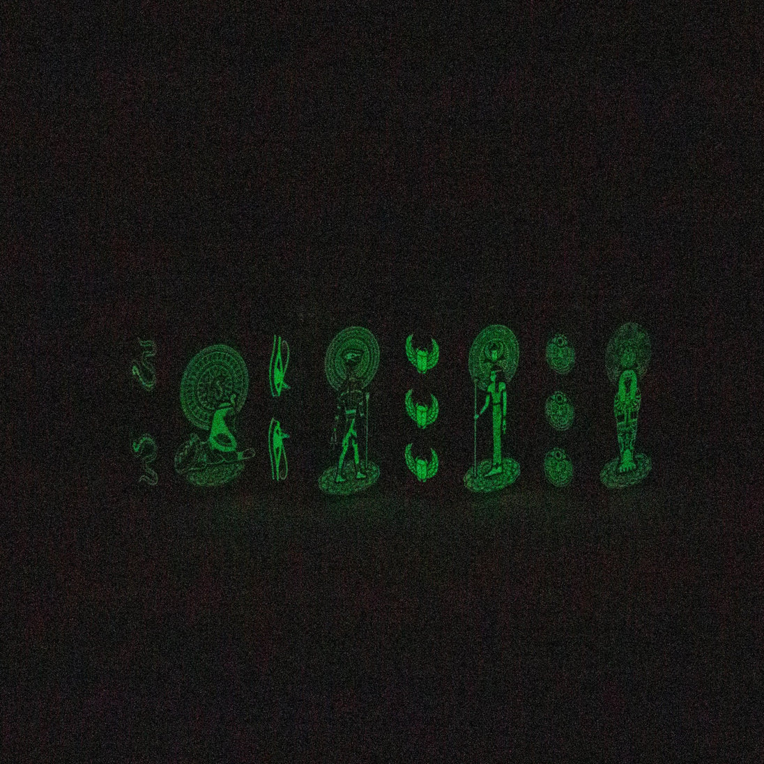 Glow in the Dark 7.5" Juicy Box Egyptian Rigs - Glasss Station