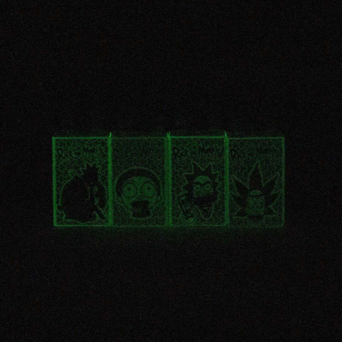 Glow in the Dark 7.5" Juicy Box RM Cartoon Rigs - Glasss Station