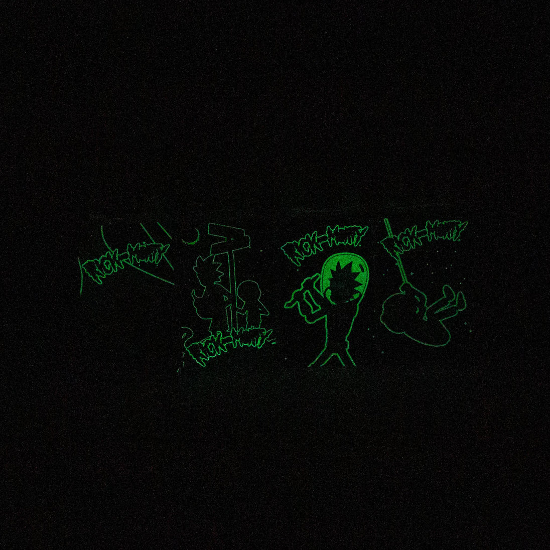 Glow in the Dark 7.5" RM Cartoon Juicy Box Rigs - Glasss Station