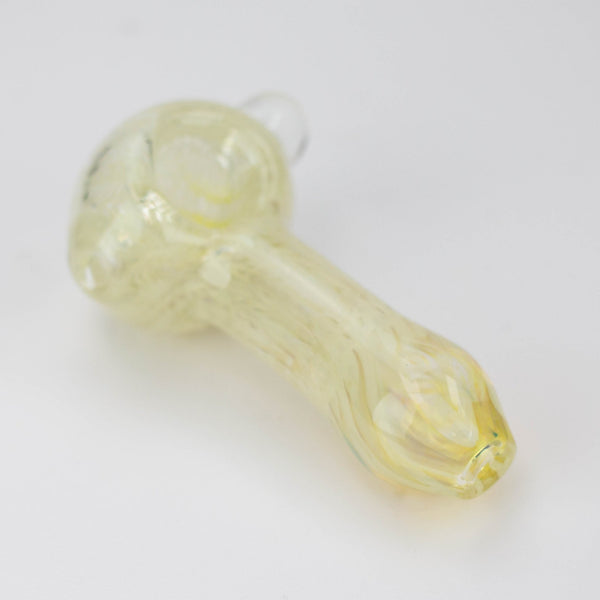 Gold Fumed 4" Hand Pipe - Glasss Station