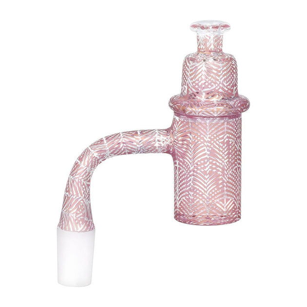 Gold Fumed Vortex Quartz Banger Set - Glasss Station