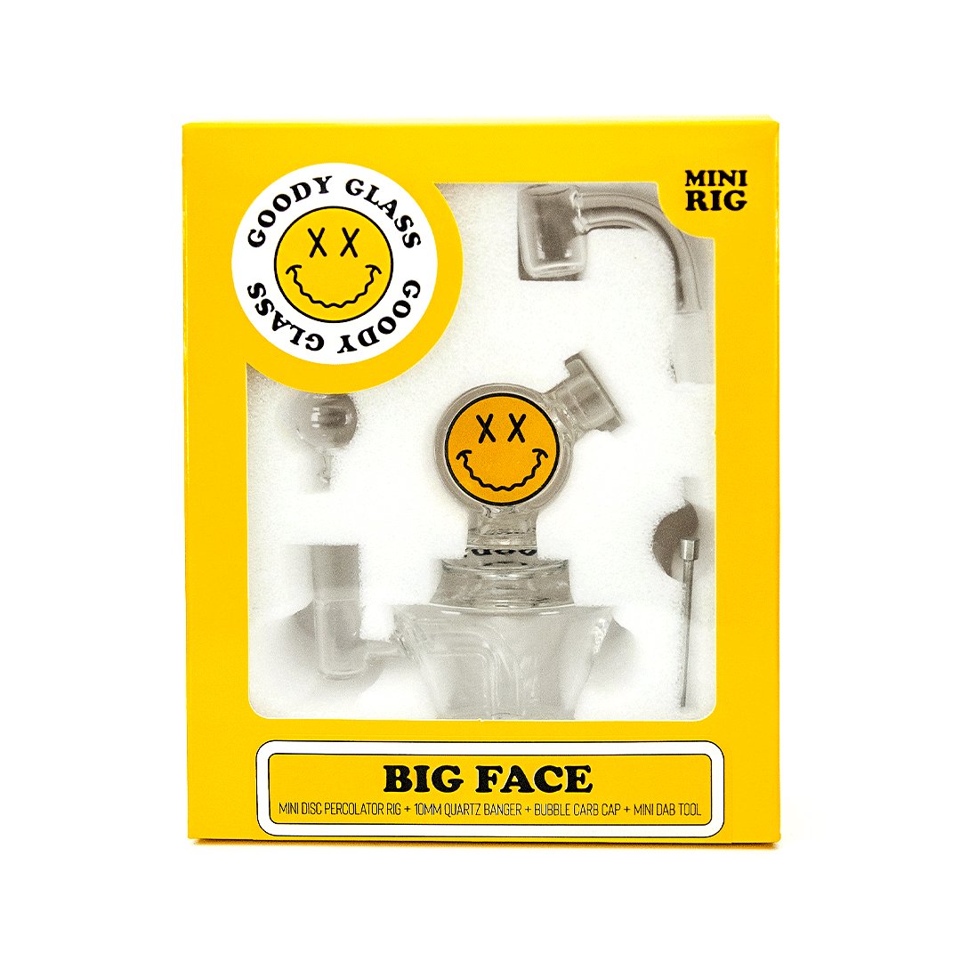Goody Glass Big Face Mini Rig 4-Piece Kit - Glasss Station