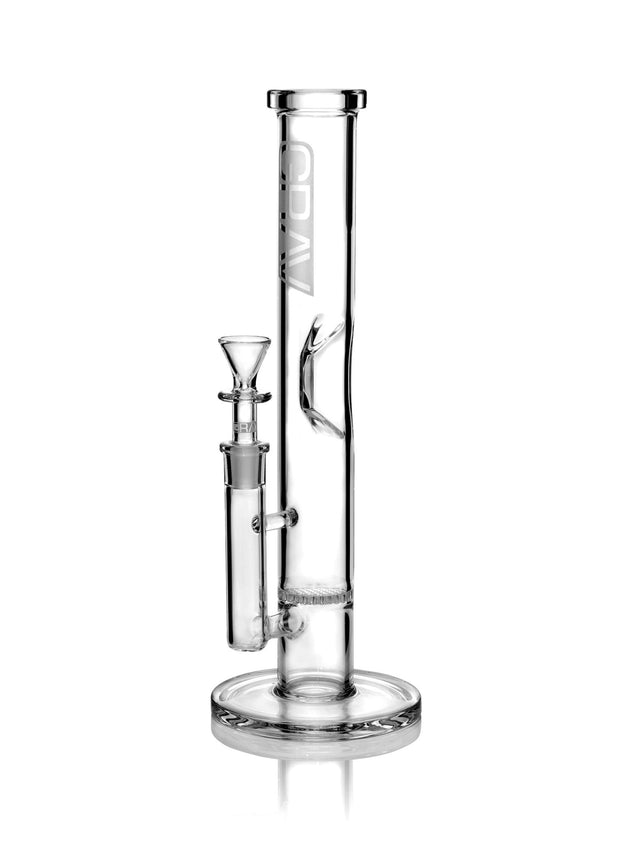 GRAV Medium Straight Base w/ Disc Water Pipe - Glasss Station
