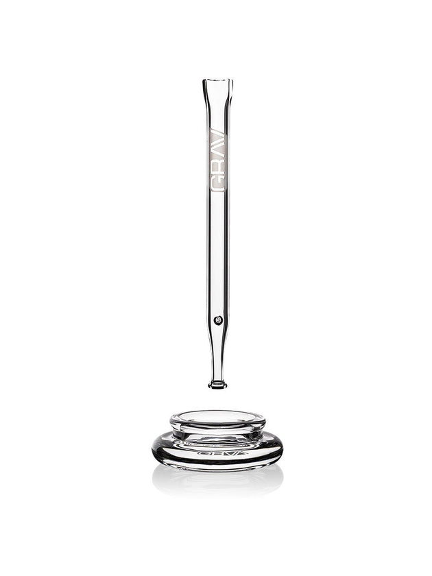 GRAV Quartz Vape Straw with Dab Dish - Glasss Station