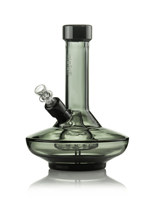 GRAV Small Wide Base Smoke Bong w/ Black Accents - Glasss Station