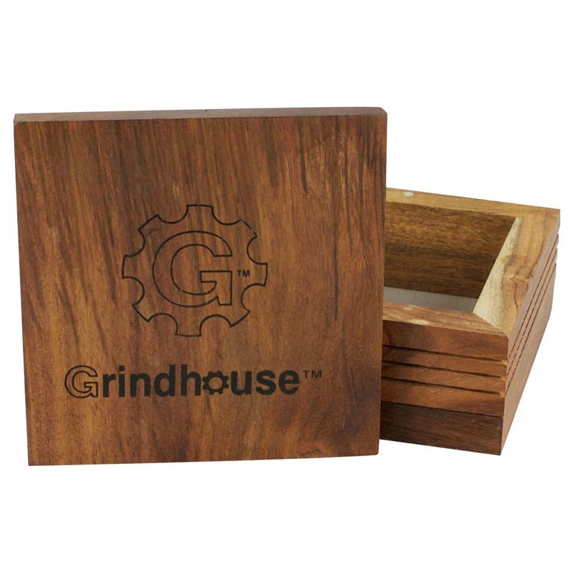 Grindhouse Wood Pollen Box w/ Magnetic Lid - Glasss Station