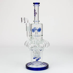 H2O Glass 15" Recycler Rig - Glasss Station