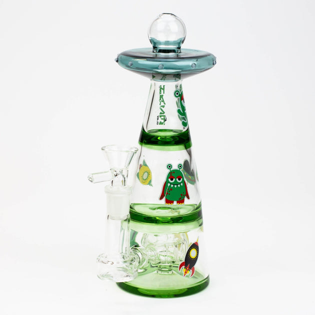 HAZE 8" UFO Theme Glass Bong - Glasss Station