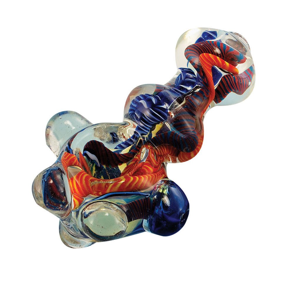 Heavy Inside Out Glass Spoon Pipe - Glasss Station