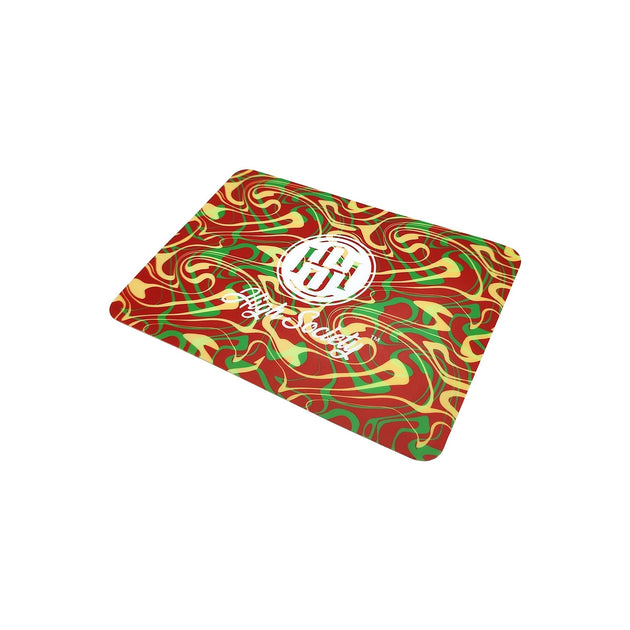High Society Rasta Dab Mat - Glasss Station