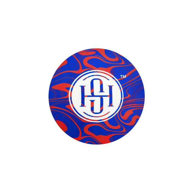 High Society Round Blurberry Dab Mat - Glasss Station