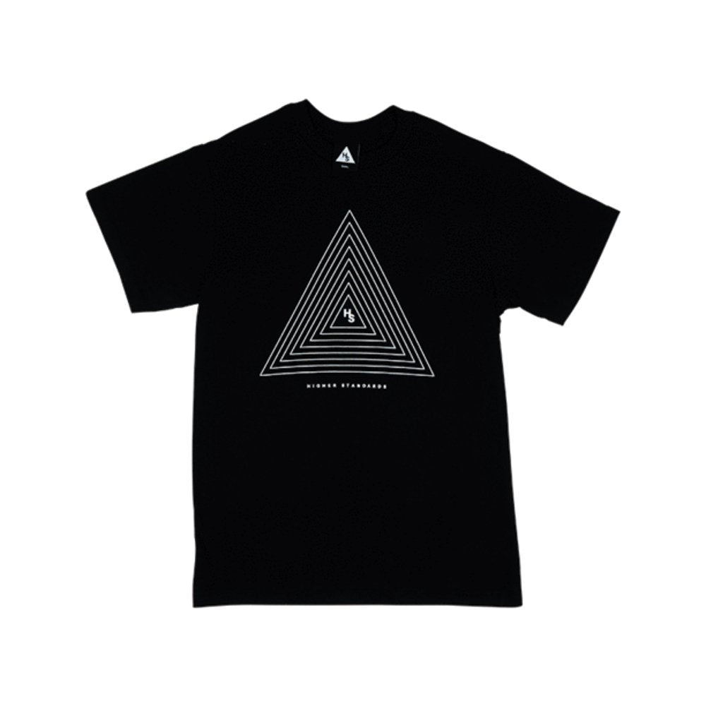 Higher Standards Concentric Triangle T-Shirt - Glasss Station