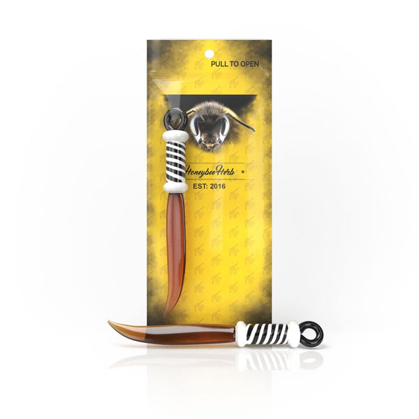Honeybee Herb Glass Sword Dab Tool - Glasss Station