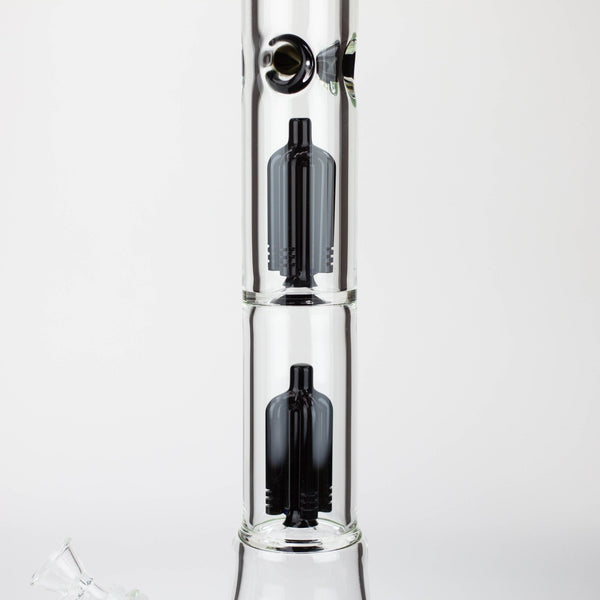 Infyniti | 24" Dual Tree 7mm Beaker Bong - Glasss Station
