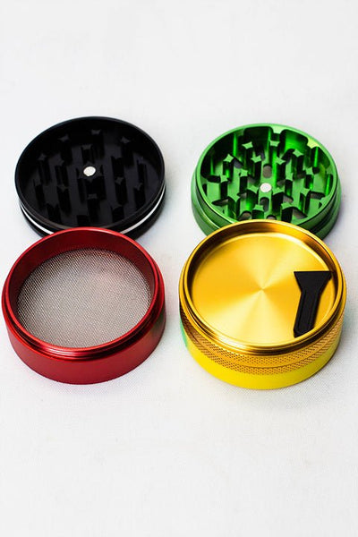 Infyniti 4 Parts Aluminum Grinder w/ Silicone Container - Glasss Station