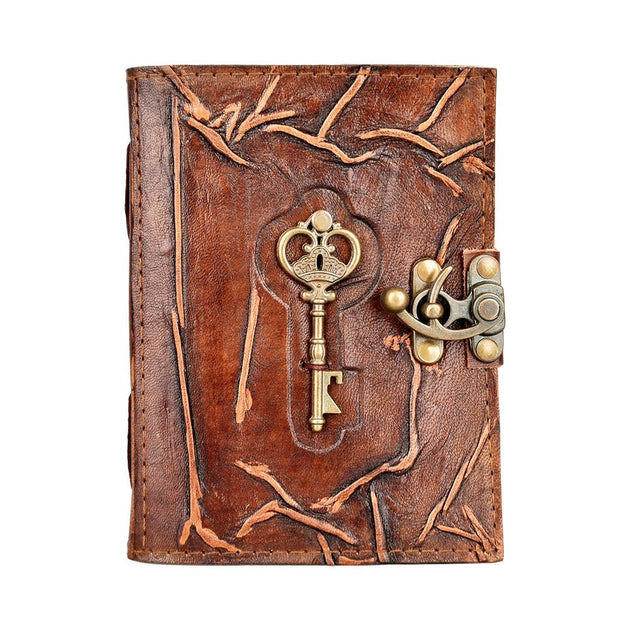 Key To the City Embossed Leather Journal - Glasss Station