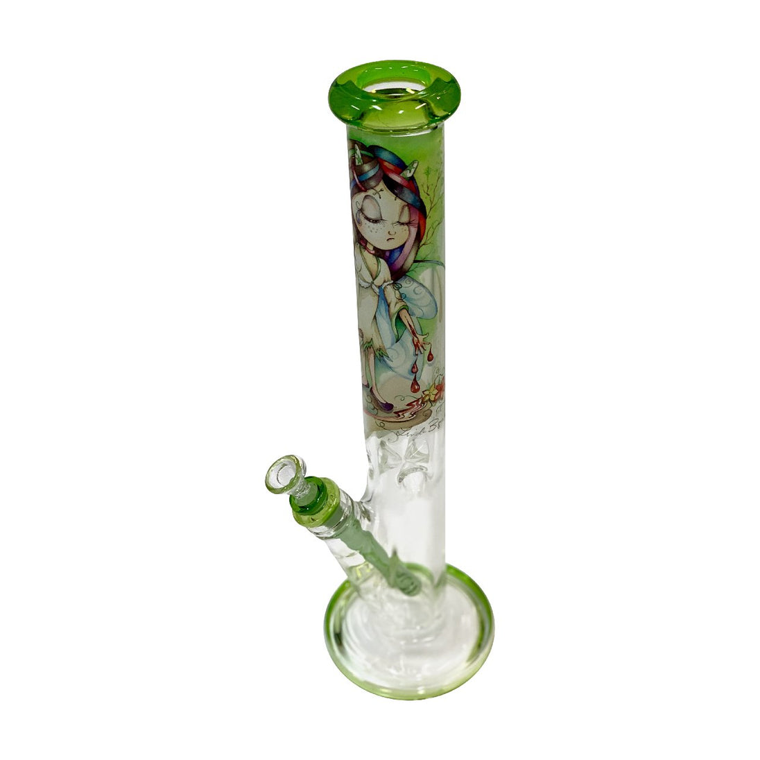 Linda Biggs 16" 9mm Straight Tube - Glasss Station