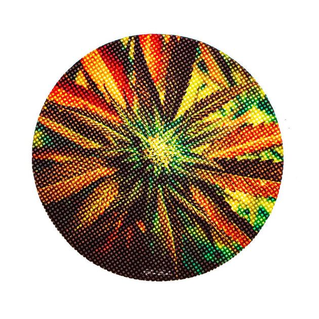 Marijuana Flower 5" Dab Mat - Glasss Station