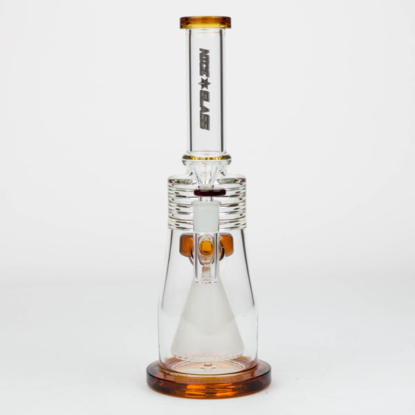 NG-12" Frosted Cone Perc Bong - Glasss Station