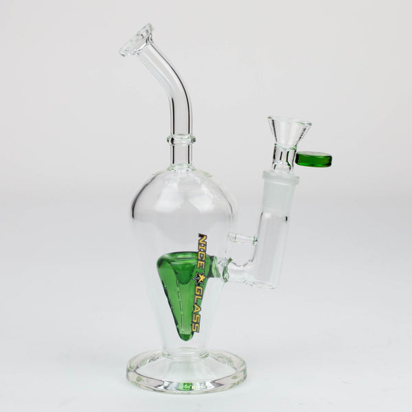 NG-8" Cone Perc Reverse Triangle Bubbler - Glasss Station