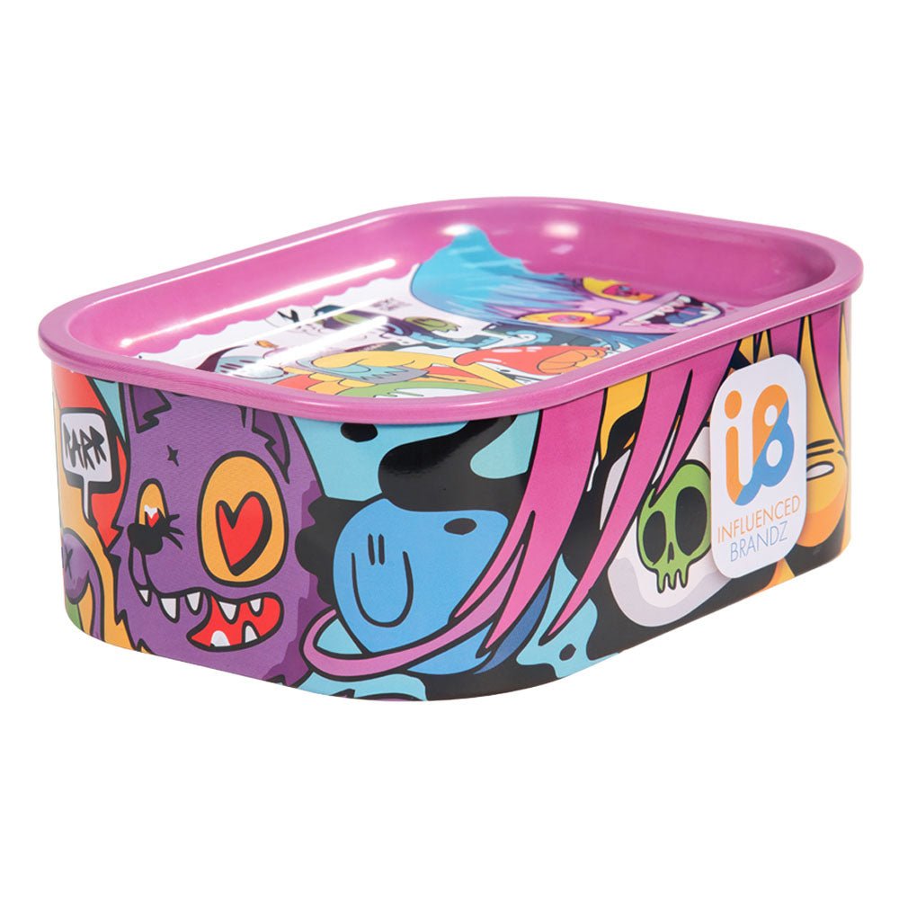 Nicky Davis 4" Sherlock Hand Pipe w/ Tray Travel Tin - Glasss Station