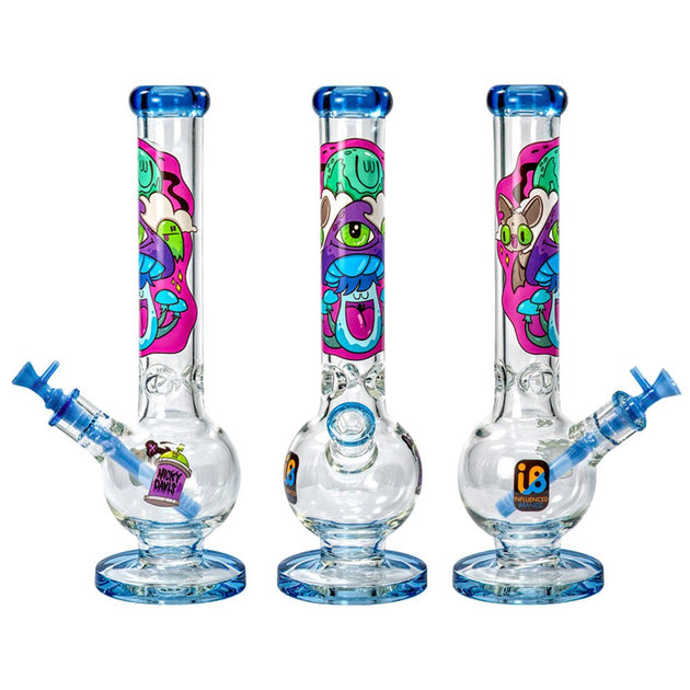 Nicky Davis Ghost Gang 15" Bubble Base Water Pipe - Glasss Station