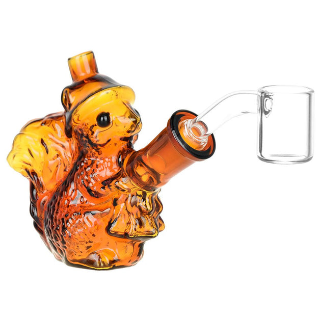 Nuts For Dabs Squirrel 3.5" Mini Dab Rig - Glasss Station