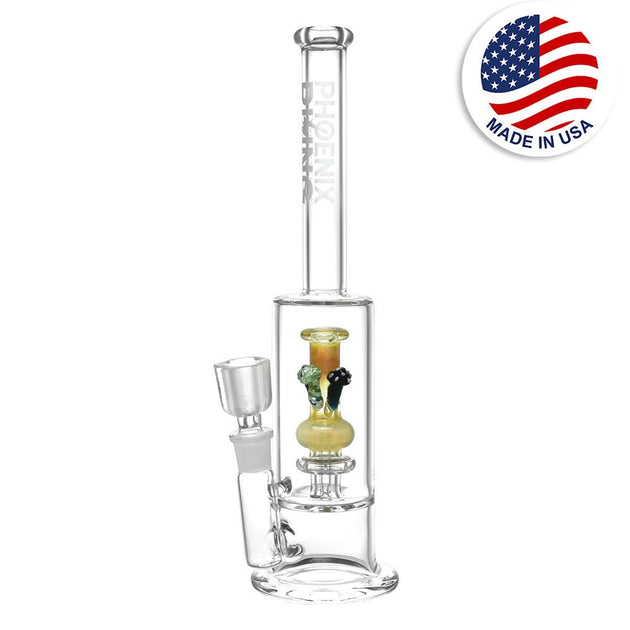 Phoenix Rising Mushroom Perc 13.75" Water Pipe - Glasss Station
