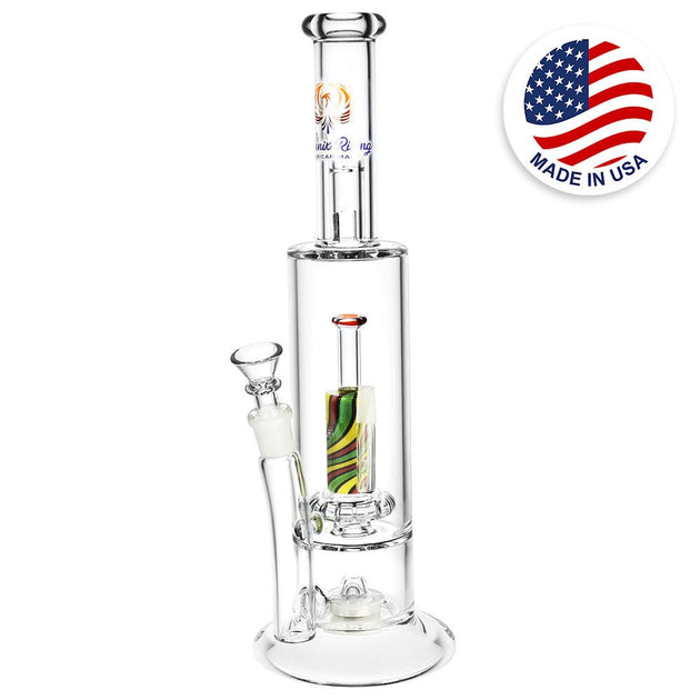 Phoenix Rising Radical Rebirth 13.5" Water Pipe w/ Light - Glasss Station