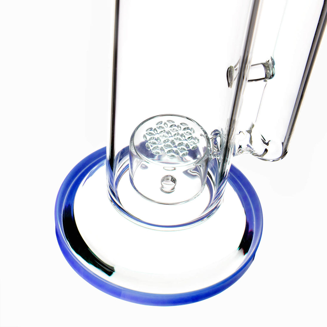 Pilot Diary 15" Double Perc Stemless Glass Bong - Glasss Station