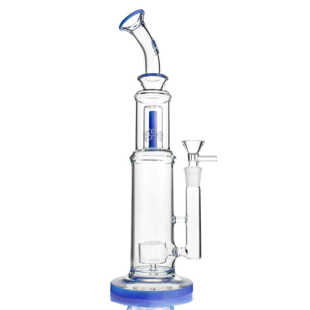 Pilot Diary 15'' Milk Blue Glass Water Pipe - Glasss Station