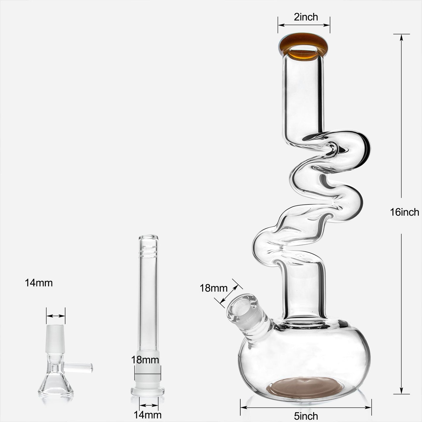 Pilot Diary 16" Glass Zong Bong - Glasss Station