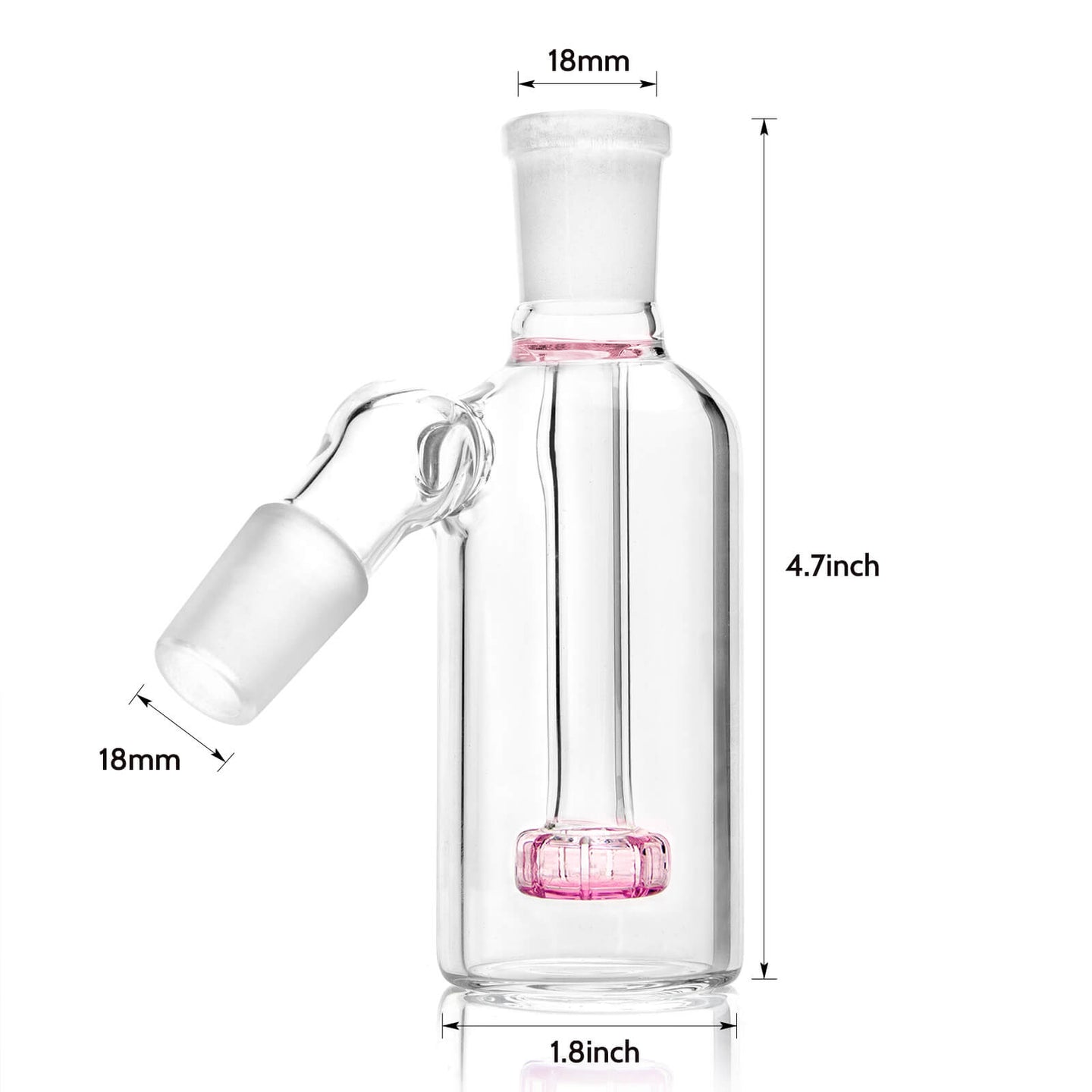 Pilot Diary 45˚ 18mm Ash Catcher Pink - Glasss Station