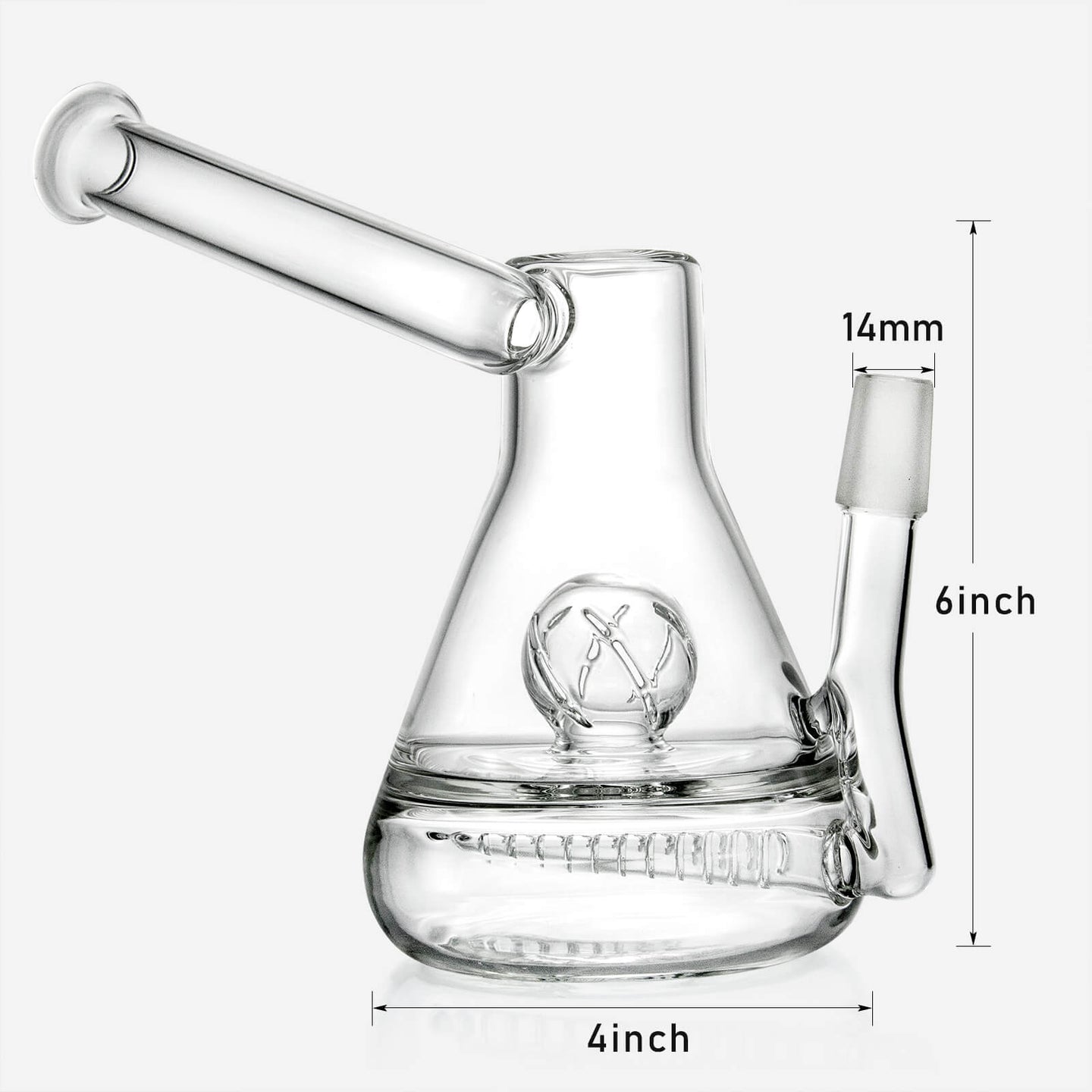 Pilot Diary Crystal Ball Perc Dab Rig - Glasss Station