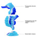 Pilot Diary Silicone Seahorse Bubbler - Glasss Station