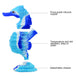 Pilot Diary Silicone Seahorse Bubbler - Glasss Station