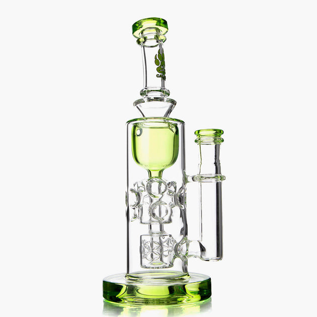 Pilot Diary Straight Fab Torus Bong Green - Glasss Station