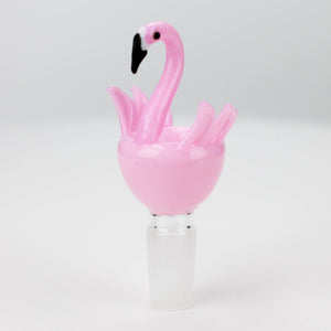 Pink Flamingo Glass Bowl - Glasss Station